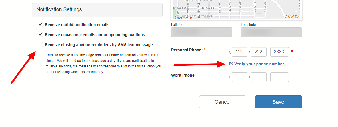 Text Reminders