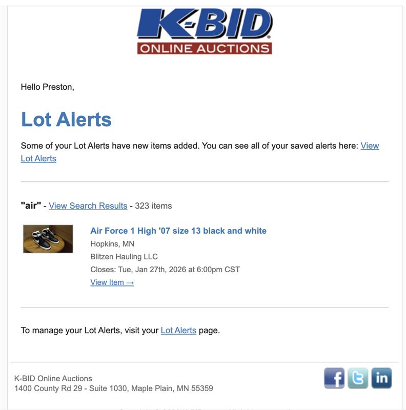 Placeholder Image 2 - Lot Alert Email Example